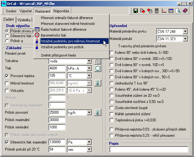 JSP Měření a regulace Software - NL0008-2011/11 NÁVOD OrCal - verze 1.