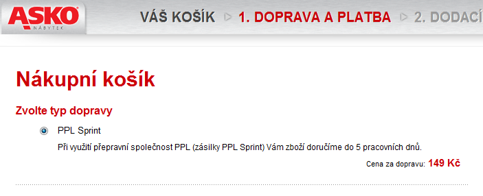 Příklady řešení osobní odběr Rozdílné poplatky za osobní odběr Není umožněn odběr či rezervace na