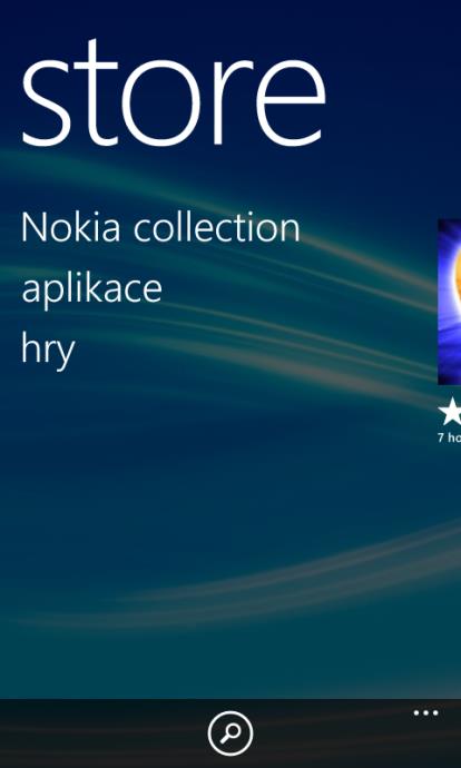 Krok 2 Spuštění vyhledávání ve windows store Obrázek 13 Q1 NE Ikona