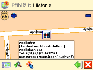 Přiblížit Než se vydáte na cestu, rádi byste se například podívali na určité místo na mapě a zajímavá místa v jeho okolí.