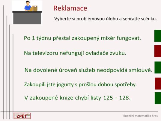 Strana č. 3 Rodinný rozpočet Společná práce skupiny v lavicích a její následná prezentace u tabule.