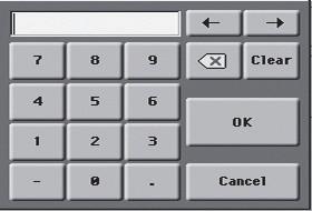 26 Základní ovládání Grafické uživatelské prostředí Color TouchView Vyjetí menu Pokud se objeví šipka u jména parametru, jejím dotykem vyjede menu.