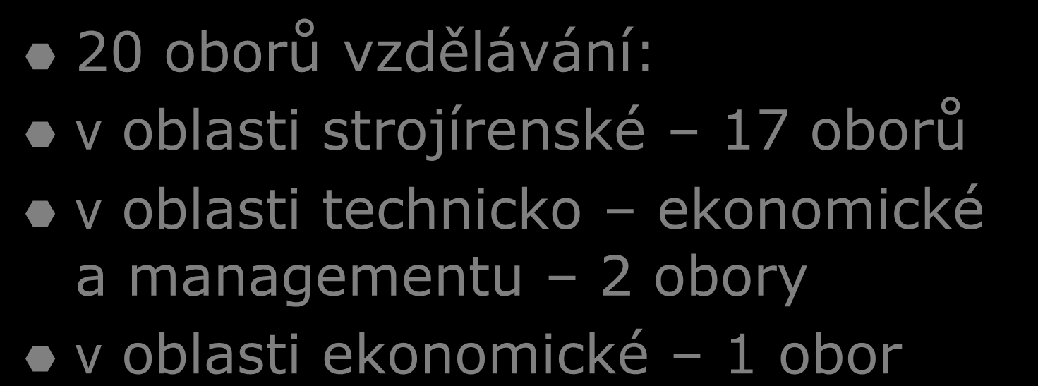 oborů v oblasti technicko ekonomické