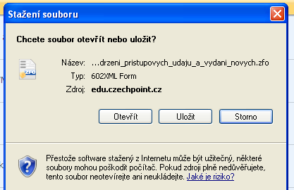 Zkontrolujeme dostupnost formuláře vyřízení reklamace obdržení přístupových údajů a vydání nových.