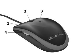 1. Úvod Zařízení IRIScan TM Mouse je kombinace myši a skeneru. Pomocí funkce skenování můžete skenovat dokumenty tak, že po nich přejedete myší. Výsledky skenování lze uložit několika způsoby.