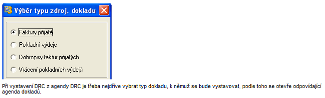 - 92 - Lgistika, sklady, fakturace a distribuce v IS Vystavení DRC - dkladu reverse charge V předchzí kapitle jsme si zaevidvali fakturu přijatu v režimu "reverse charge".