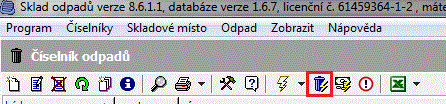 SKLAD ODPADŮ modul EKO-KOM Obsah dokumentu Tento dokument popisuje funkcionalitu modulu EKO-KOM v programu Sklad odpadů 8 (dále jen SKLAD).