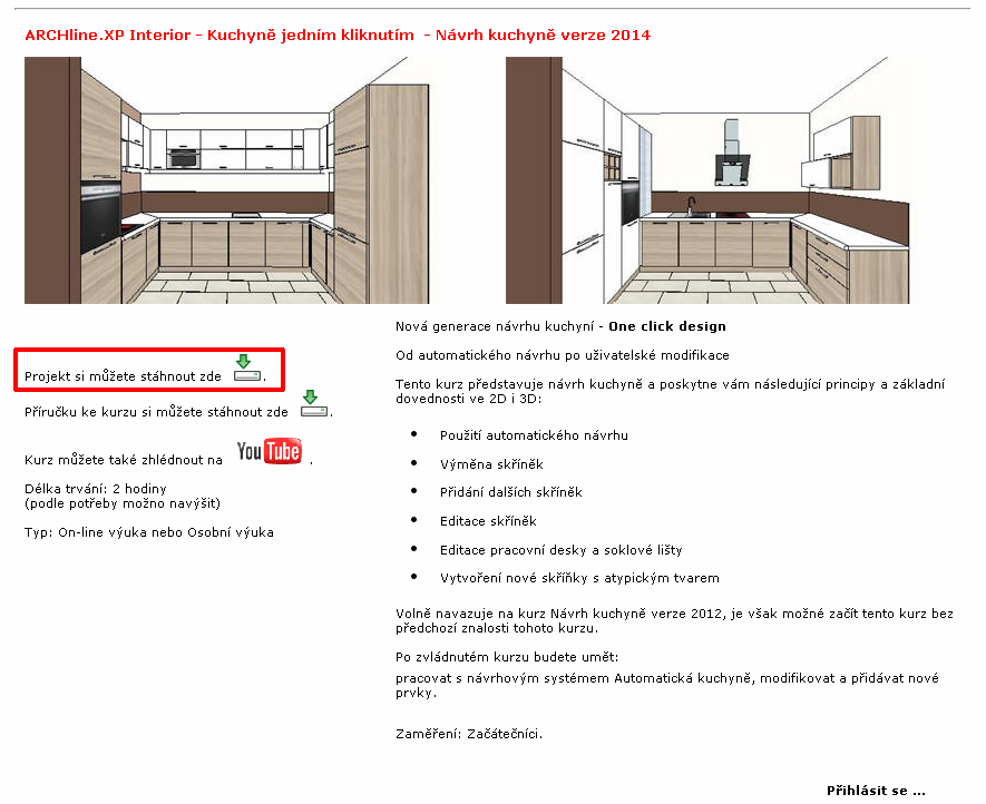 ARCHline.XP 2014 Novinky 5 1.1. Otevření a uložení projektu Začněme tím, že otevřeme původním projekt Andrey a budeme na něm pracovat,. Tento projekt v tuto chvíli neobsahuje žádné obklady a dlažby.