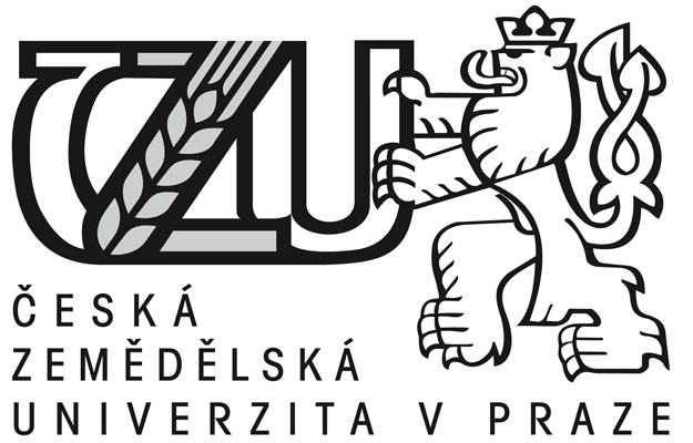 Česká zemědělská univerzita v Praze Provozně ekonomická fakulta Katedra