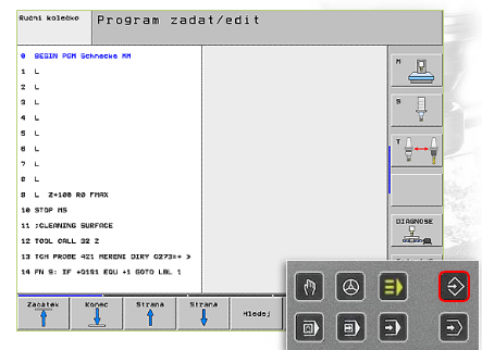 Po přerušení můžeme znovu zahájit běh programu. 4.