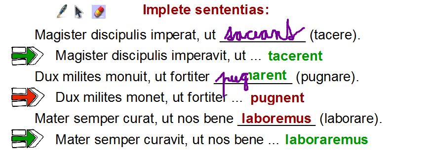 8 9 11 12 Nástroj pero - slouží pro doplňování textů. Nástroj magický inkoust - smaže objekty v horní vrstvě a odkryje řešení. Funkce skryté.