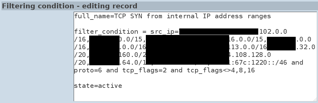 FTAS: TCP SYN flood aut.