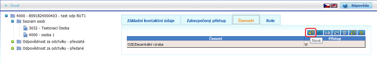 Mazání certifikátu - Zvolením ikony pro rušení v toolbaru se zruší vždy celý pár certifikátů.