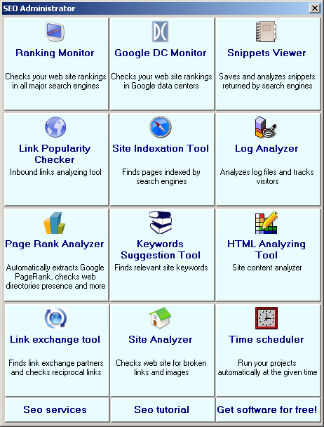 SEO Administrator http://www.seoadministrator.