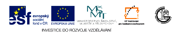 Tento digitální učební materiál (DUM) vznikl na základě řešení projektu OPVK, registrační číslo CZ.1.07/1.5.00/34.