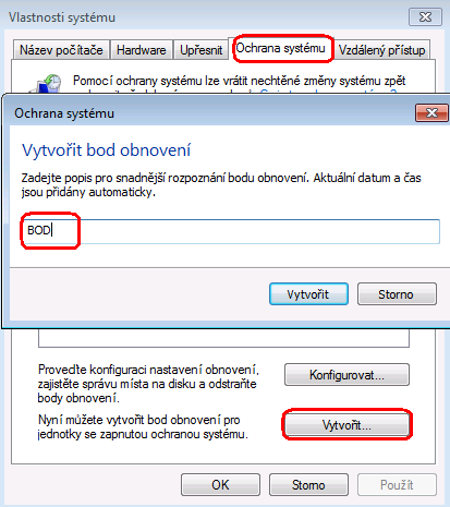 Abyste mohli otestovat proměnnou, musíte restartovat PC. 3.5.3. Po restartu otevřete příkazový řádek Windows (cmd) a vyzkoušejte funkčnost proměnné podle obrázku níže. 4. Karta Ochrana systému 4.1.