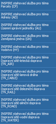 SPRÁVA A ROZVOJ ISZ A GEOPORTÁLU ČÚZK PROHLÍŽECÍ SLUŽBY STAHOVACÍ SLUŽBY PROCESSINGOVÉ SLUŽBY