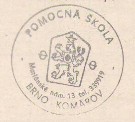 HISTORIE školy Pomocná škola