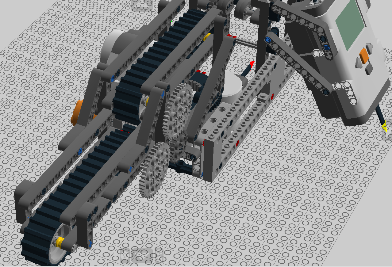 Obr. 4 Vačkový mechanismus a zásobník