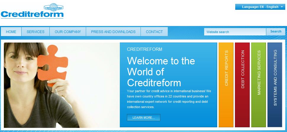 Creditreform spolehlivý partner pro podnikatele s vizí Creditreform International Creditreform Česká republika» 176 kanceláří a poboček Creditreform» 165.000 zákazníků / členů» 4.