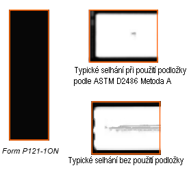 Samolepící karty pro testování stříkaných povlaků Tyto štítky jsou citlivé na tlak a obsahují vzorek pro testování krycí mohutnosti. Povrch je zatavený a odolný vůči rozpouštědlům.