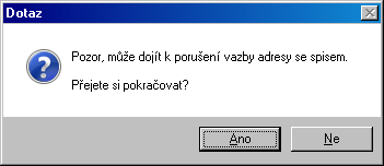 Pokud se zobrazí informace Subjekt nebyl v databázi R.E.S. nalezen, opravte údaje na pravé straně a akci opakujte. Další možností je hledání subjektu na internetových stránkách http://wwwinfo.mfcr.