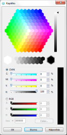 Barvy = barevné modely CMYK (C-azur, M-purpur, Y- žlutá, K-černá) Barvy jsou uloženy