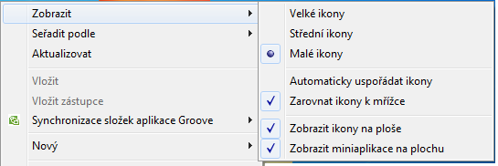 3.6 Připnutí ikony programu na hlavní panel Pro rychlé spuštění často používaných programů lze připnout jejich ikonu přímo na hlavní panel.