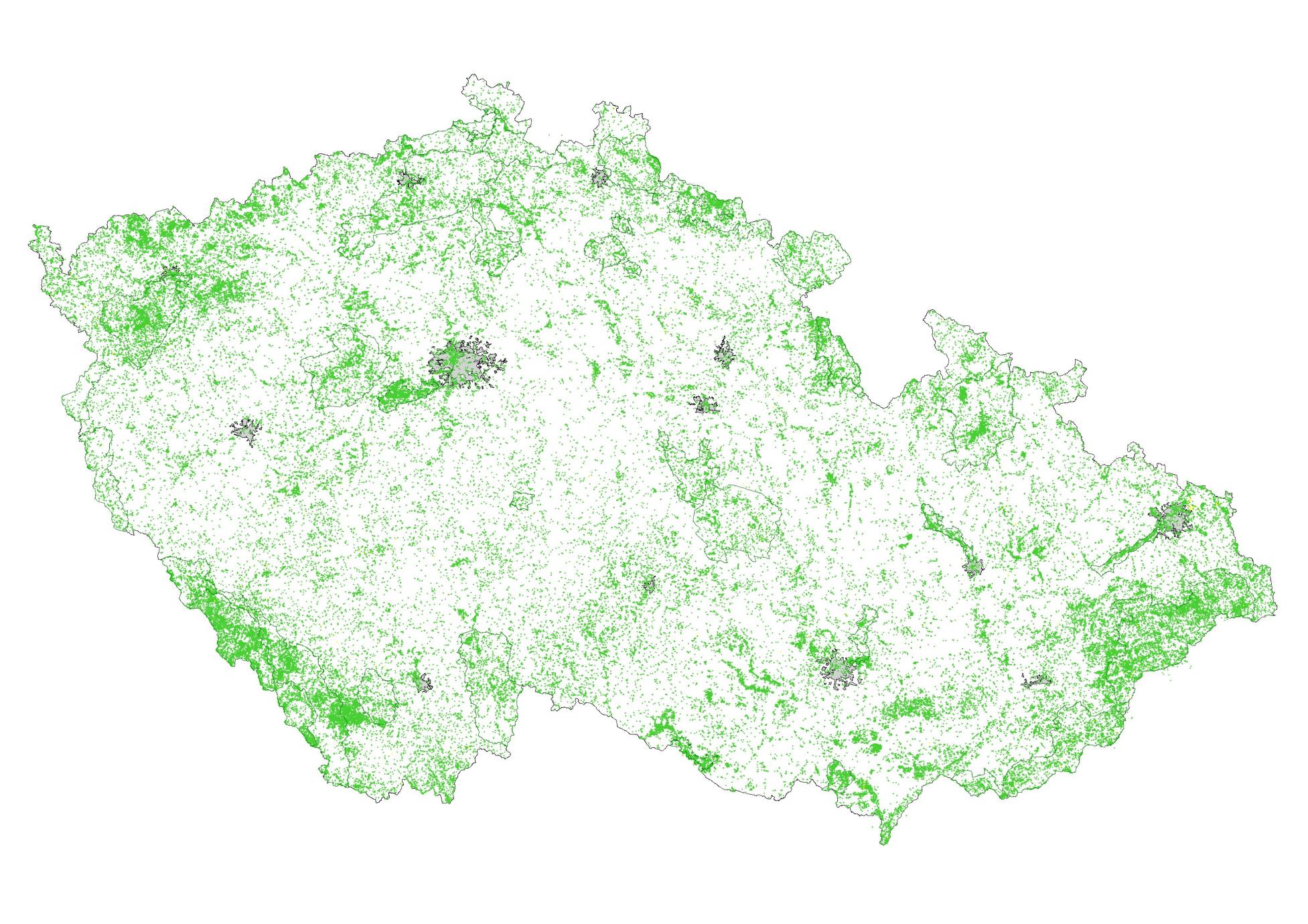 (faunistická/floristická georeferencovaná databáze) přes 13 mil. záznamů data ze sledování stavu biotopů a druhů (akt.