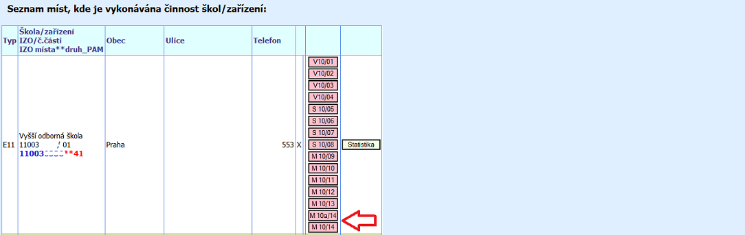 V případě duplicitního rodného čísla je třeba zkontrolovat správnost jeho vykázání (viz informace pod ikonou ) a případně provést opravu ve vaší evidenci.