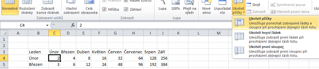 37. Vzor tabulky se vzorci: 38.