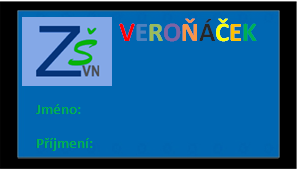 ZPRÁVY Z PARLAMENTU KARTIČKY VEROŇÁČKY Co to je? Kartička Veroňáček je vlastně takový žolík na opravení známek, na kartičce bude vaše jméno a razítko školy. K čemu přesně slouží?