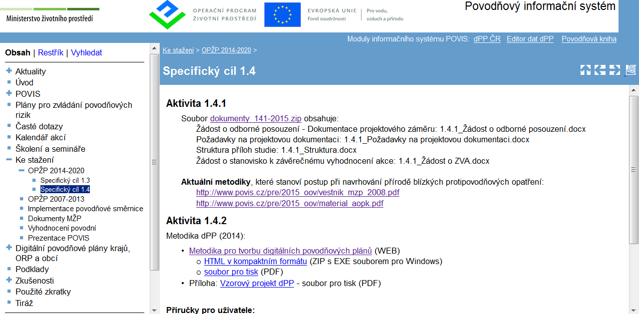 PROGRAMOVÉ OBDOBÍ 2014-2020