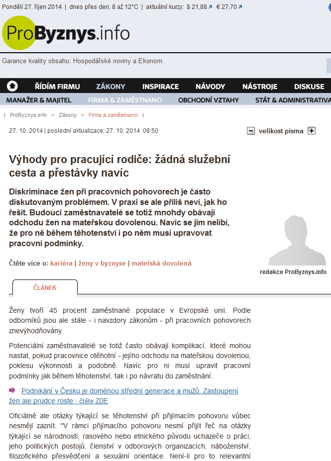 Probyznyzinfo.ihned.cz, 27. 10.