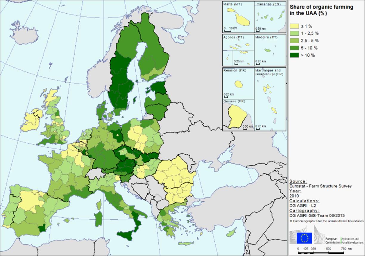 Graf 6 Roční spotřeba biopotravin na obyvatele [EUR.obyv. -1 ], 2012 Zdroj: OrganicDataNetwork survey 2013, FiBL-AMI Survey 2014 Obr.