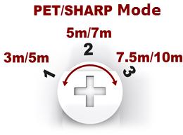 NV35M outdoor Detekce PIR s antimaskingem Instalační výška 2m Napájení 10-15VDC, 19mA max Záběr vějíře 5,7 Pracovní teplota -35 až + 50 C Dosah PET/SHARP 7,5m/10m Krytí IP54 DIP spínače ON