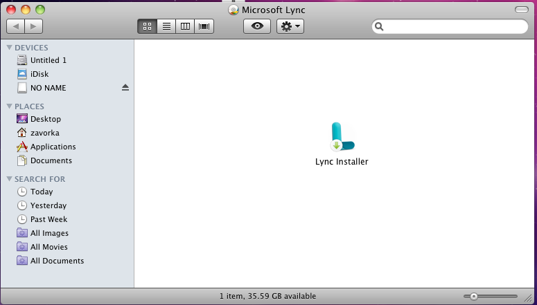 Lync a MAC OS Microsoft pro Lync vydal plnohodnotného klienta. Tento klient má totožné funkce jako klient pro Windows.