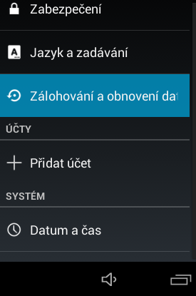 1.4.5 Nastavení jazyka a vstupu Klikněte na Language & input (Jazyk a vstup) pro nastavení jazyka. Klepnutím na Languages (Jazyk) vyberte preferovaný jazyk pro zobrazení.