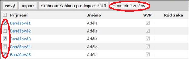 Obrázek 24 Kategorizace SVP Kategorizaci SVP proveďte pro zbylé žáky se SVP vaší školy, které jste nominovali k účasti na testovací kampani. 4.