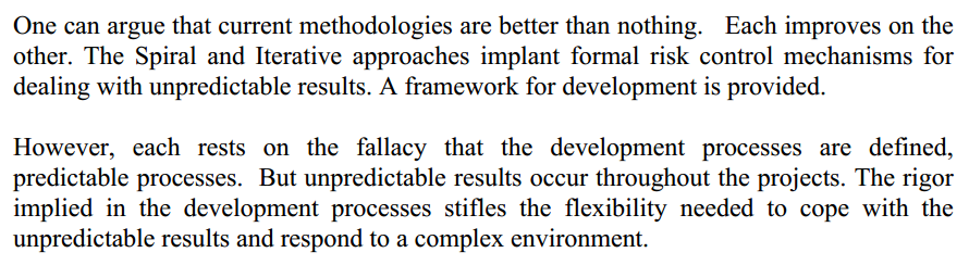 Schwaber: SCRUM Development Process Sutherland, Jeffrey Victor; Schwaber, Ken (1995).