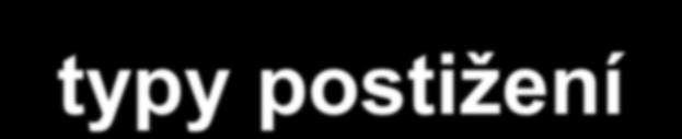 Struktura vzorku typy postiţení N = 00 A01. Který typ zdravotního postiţení má Vaše dítě?