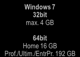 Minimální HW poţadavky pro instalaci Win 7 CPU Memory Hard Disk Space 32 bit 1 GHz a vyšší Display Windows 7 (32bit) 1 GB RAM Windows 7 (64bit) 2 GB RAM 16 GB Hard Disk Space 64 bit 20 GB