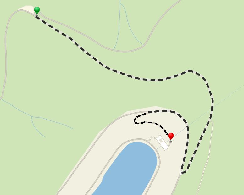 4. Úsek vrchařská prémie (2,2 km) GPS souřadnice: N 50 4.66582', E 17 9.