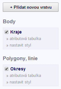 Uživatel má také možnost zvolit žádný podklad, kdy bude podkladovou vrstvou bílá plocha. Obr.