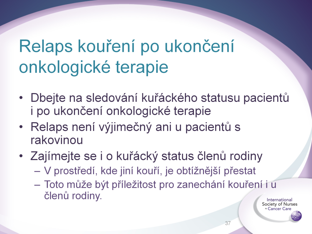 Pacienti, kteří se snaží přestat kouřit, často podniknou více pokusů, než se jim podaří přestat dlouhodobě.