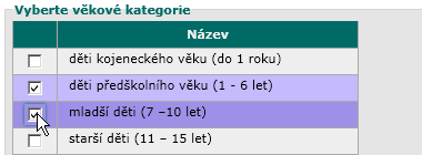 Přechod na detail je možný i pomocí dvojkliku na příslušném řádku seznamu. 2.6.2 Editace údajů 2.6.2.1 Výběr hodnoty z nabídky Rozbalte nabídku pomocí kliknutím na pole nebo tlačítko na pravé straně, příp.