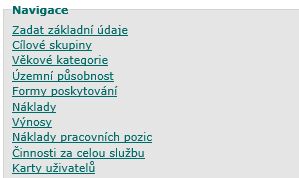 dotaci. Registr Odkaz na registr poskytovatelů sociálních služeb; zobrazí úplný výpis poskytovatele k aktuálnímu dni. 2.6 