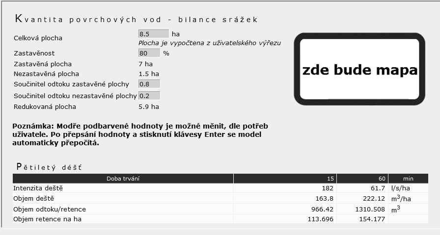 charakterizaci jednotlivých úseků vodních toků a ploch s určením směru toku, kde veškeré zjišťované údaje byly zapracovány do graficko-popisných vrstev mapového projektu.