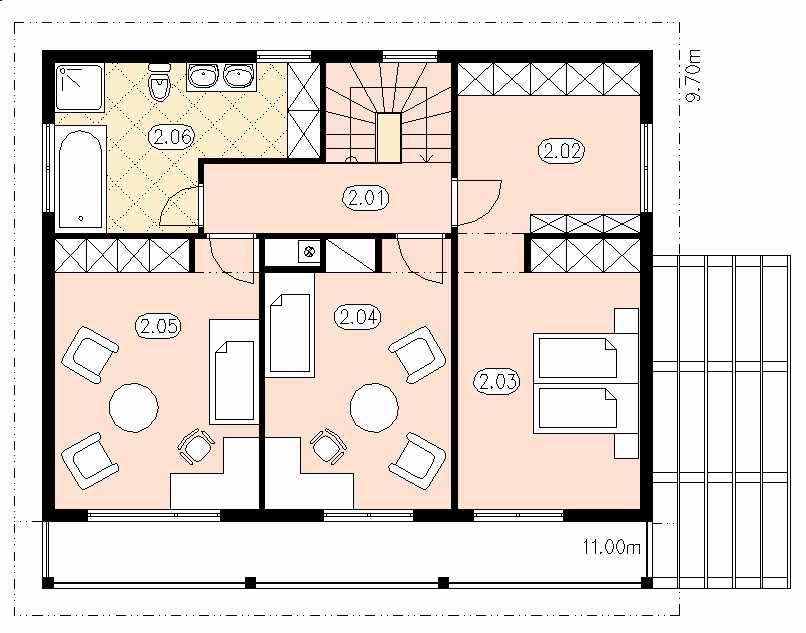 RD Quercus Tento dvojpodlažní rodinný dům s pultovou střechou v moderním stylu je vhodný pro movité náročné stavebníky, kteří mají vyhraněné požadavky na své budoucí bydlení.