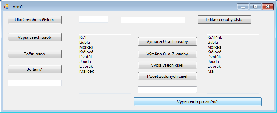 tedy hodnoty prvků pole se uvedou do složených závorek za jeho deklaraci. Zpracování pole v cyklech for (int i = 0; i < osoby.length; i++) Příklad osoby[i] zpracuj i.